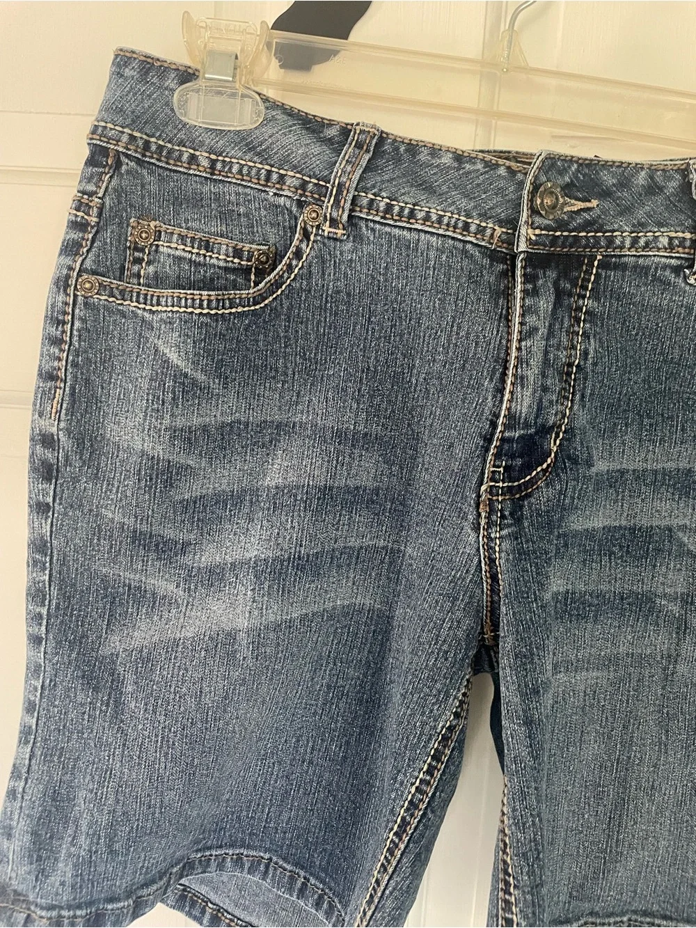 Y2K VSH medium was denim long shirts
